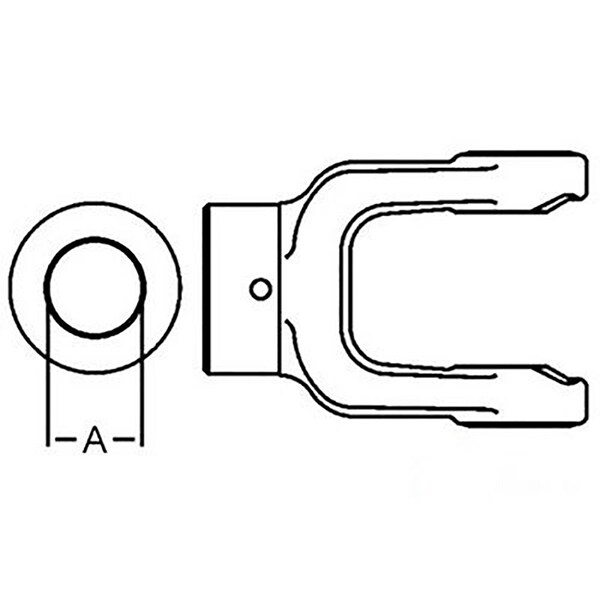 Aftermarket D358224 New Implement Yoke Shear Pin w/ Hole Fits John Deere Domestic 35 Series DRF30-0011 - main